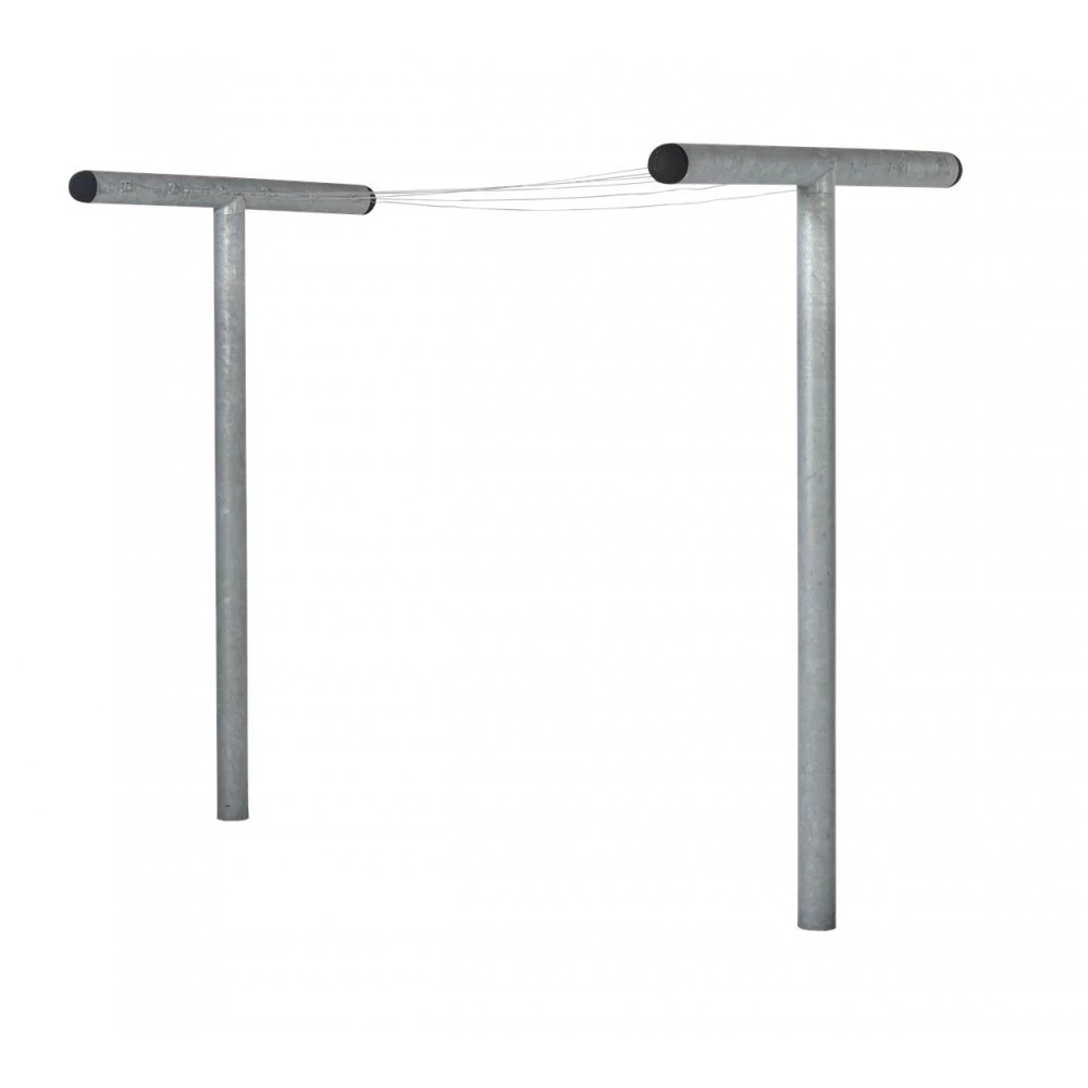 Plus A/S Plus PIPE Tørrestativ M/wire Galvaniseret Stål 130x520cm H200cm 18423-1 5 Plus A/S Plus PIPE Tørrestativ M/wire Galvaniseret Stål 130x520cm H200cm 18423-1 - Billede 3