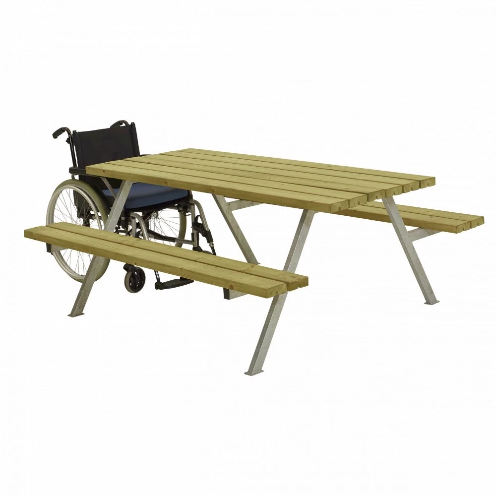 Plus A/S Plus Alpha Bord/Bænkesæt 177 Cm - Trykimprægneret 4 Plus A/S Plus Alpha Bord/Bænkesæt 177 Cm - Trykimprægneret - Billede 2