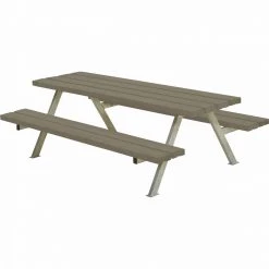 Plus A/S Plus Alpha Junior Bord/Bænkesæt - 177 Cm - Gråbrun