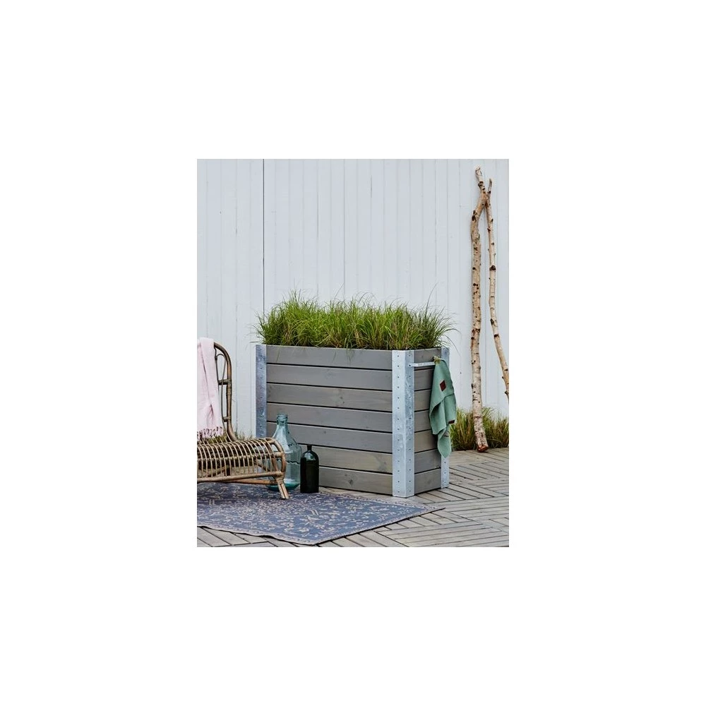Plus A/S Plus Cubic Blomsterkasse - 18263-18 Gråbrun 4 Plus A/S Plus Cubic Blomsterkasse - 18263-18 Gråbrun - Billede 2