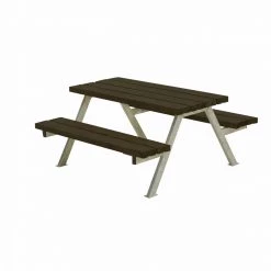 Plus A/S Plus Alpha Junior Bord/Bænkesæt - 118 Cm - Sort