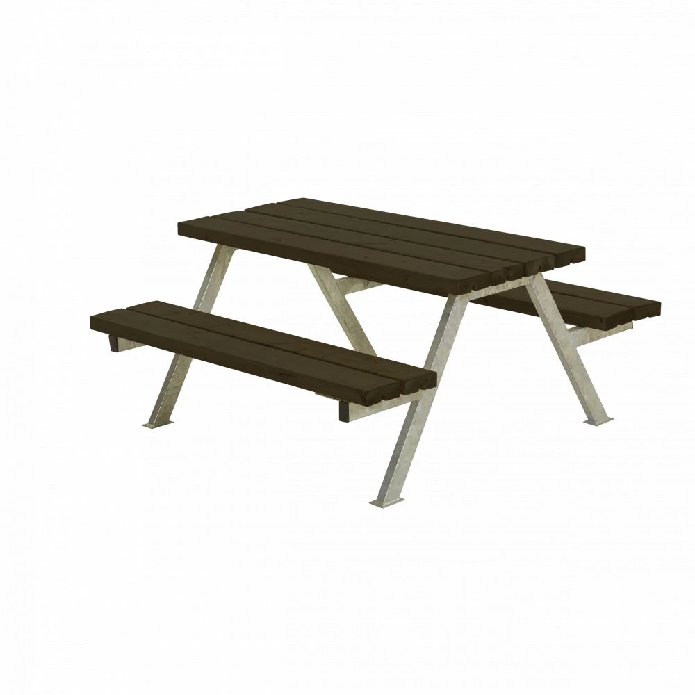 Plus A/S Plus Alpha Junior Bord/Bænkesæt - 118 Cm - Sort 3 Plus A/S Plus Alpha Junior Bord/Bænkesæt - 118 Cm - Sort