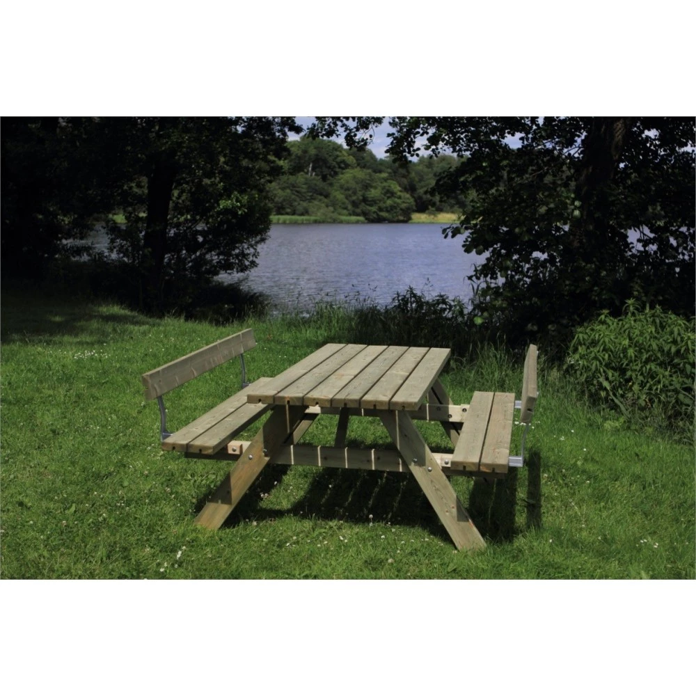 Plus A/S Plus Bord/bænkesæt - Tryk Impr. - M/2 Ryglæn - 42mm - Længde 177cm 5 Plus A/S Plus Bord/bænkesæt - Tryk Impr. - M/2 Ryglæn - 42mm - Længde 177cm - Billede 3