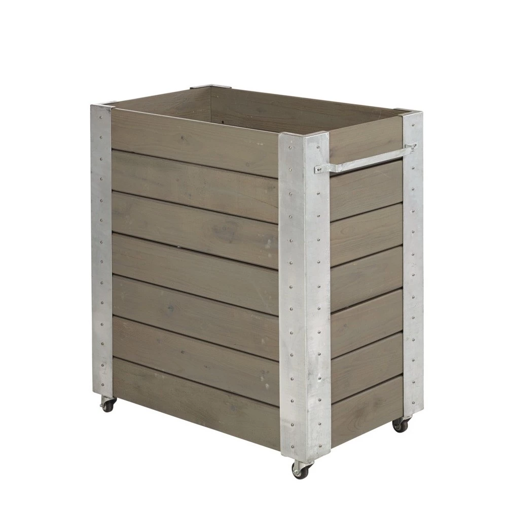 Plus A/S Plus Cubic Blomsterkasse 87x50x95cm M/hjul Gråbrun 18241-18 4 Plus A/S Plus Cubic Blomsterkasse 87x50x95cm M/hjul Gråbrun 18241-18 - Billede 2