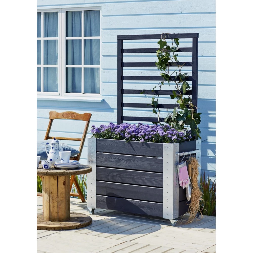 Plus A/S Plus Cubic Blomsterrumdeler 87x50x155cm M/hjul Sort 18249-15 3 Plus A/S Plus Cubic Blomsterrumdeler 87x50x155cm M/hjul Sort 18249-15