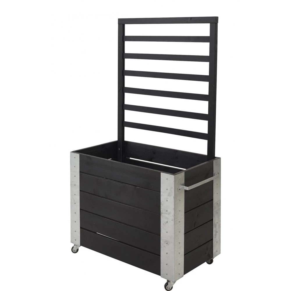 Plus A/S Plus Cubic Blomsterrumdeler 87x50x155cm M/hjul Sort 18249-15 5 Plus A/S Plus Cubic Blomsterrumdeler 87x50x155cm M/hjul Sort 18249-15 - Billede 3