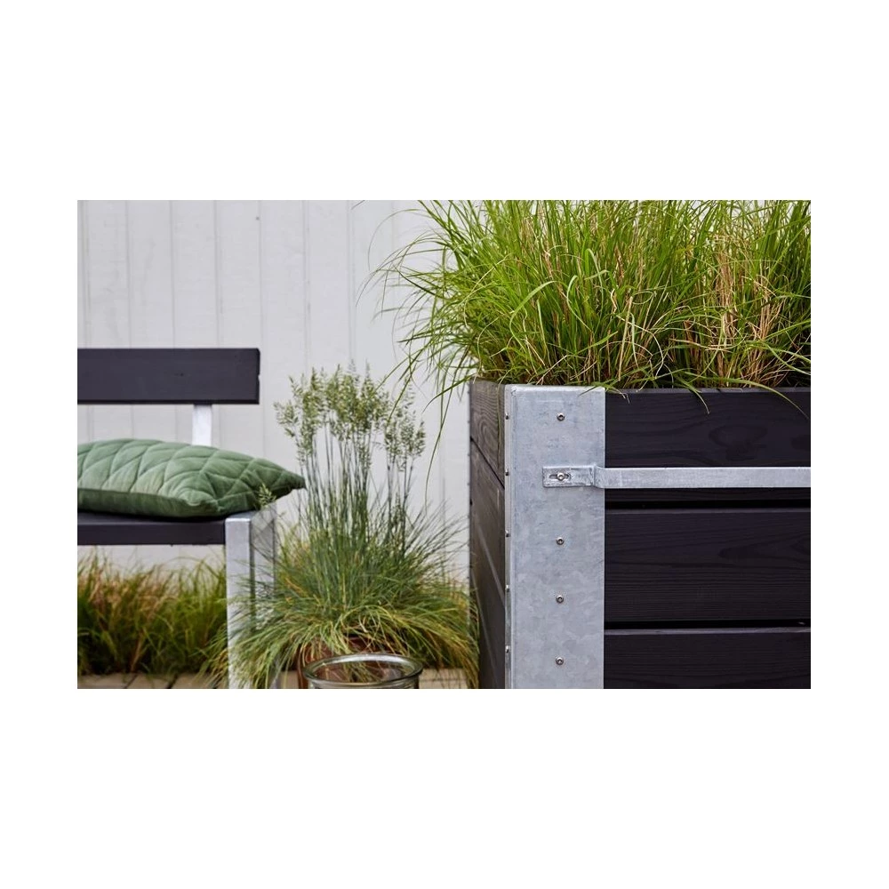 Plus A/S Plus Cubic Blomsterkasse - 18262-15 Sort 4 Plus A/S Plus Cubic Blomsterkasse - 18262-15 Sort - Billede 2