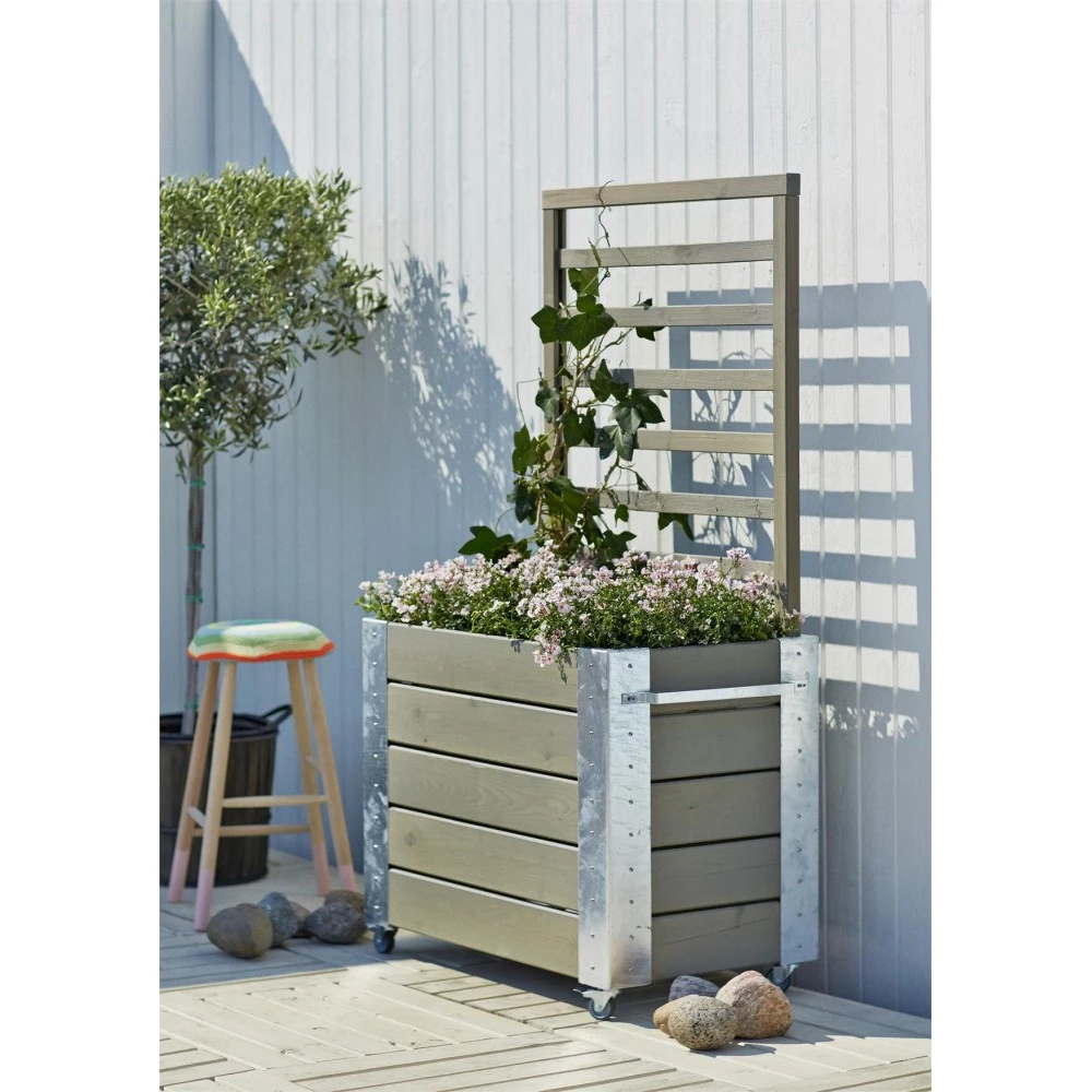 Plus A/S Plus Cubic Blomsterrumdeler 87x50x155cm M/hjul Gråbrun 18249-18 3 Plus A/S Plus Cubic Blomsterrumdeler 87x50x155cm M/hjul Gråbrun 18249-18