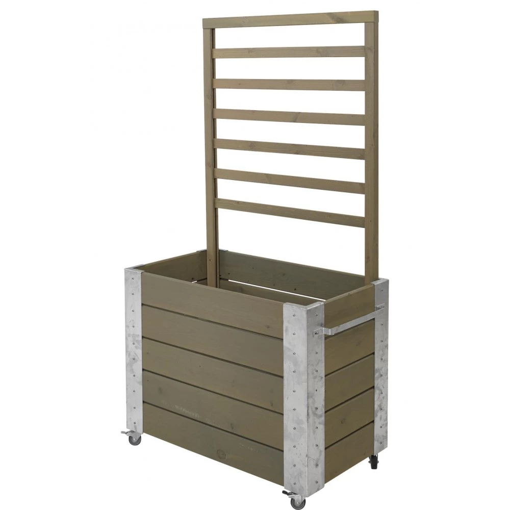 Plus A/S Plus Cubic Blomsterrumdeler 87x50x155cm M/hjul Gråbrun 18249-18 5 Plus A/S Plus Cubic Blomsterrumdeler 87x50x155cm M/hjul Gråbrun 18249-18 - Billede 3