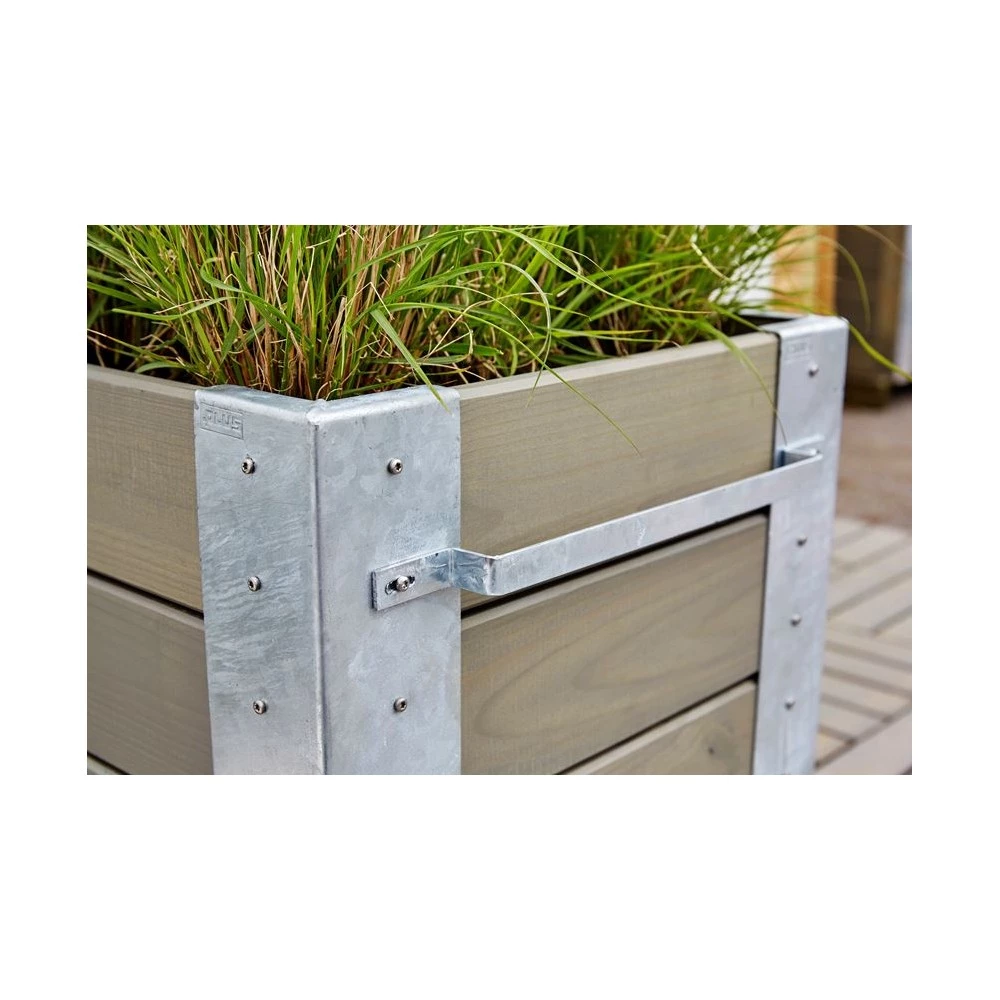 Plus A/S Plus Cubic Blomsterkasse - 18262-18 Gråbrun 5 Plus A/S Plus Cubic Blomsterkasse - 18262-18 Gråbrun - Billede 3