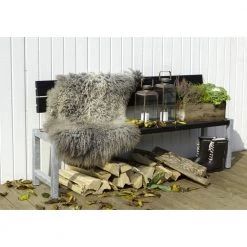 Plus A/S Plus Plankebænk Med Planker Og Ryglæn - Sort -Tilbud homeshop Butik unnamed file 710