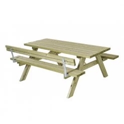 Plus A/S Plus Bord/bænkesæt - Tryk Impr. - M/1 Ryglæn - 42mm - Længde 177cm