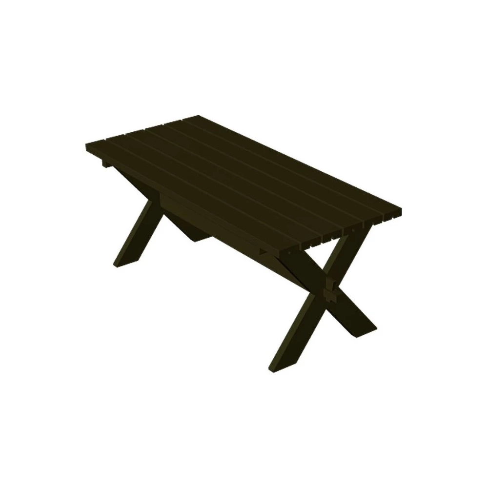 Plus A/S Plus Nostalgi Plankebord 177x75x72cm - Sort 5 Plus A/S Plus Nostalgi Plankebord 177x75x72cm - Sort - Billede 3