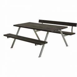 Plus A/S Plus Alpha Bord/Bænkesæt M/1 Ryglæn - 177 Cm - Genbrugsplast