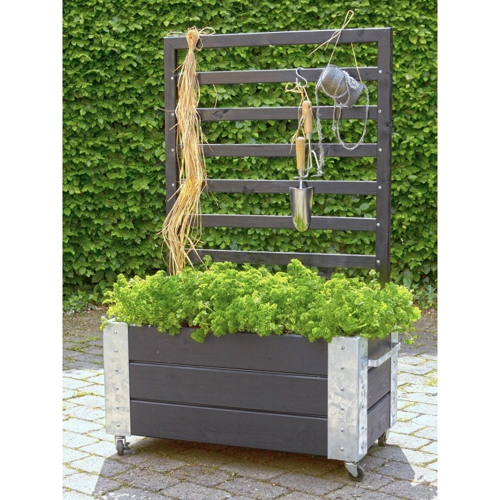 Plus A/S Plus Cubic Blomsterrumdeler 87x50x130cm M/hjul Sort 18239-15 3 Plus A/S Plus Cubic Blomsterrumdeler 87x50x130cm M/hjul Sort 18239-15