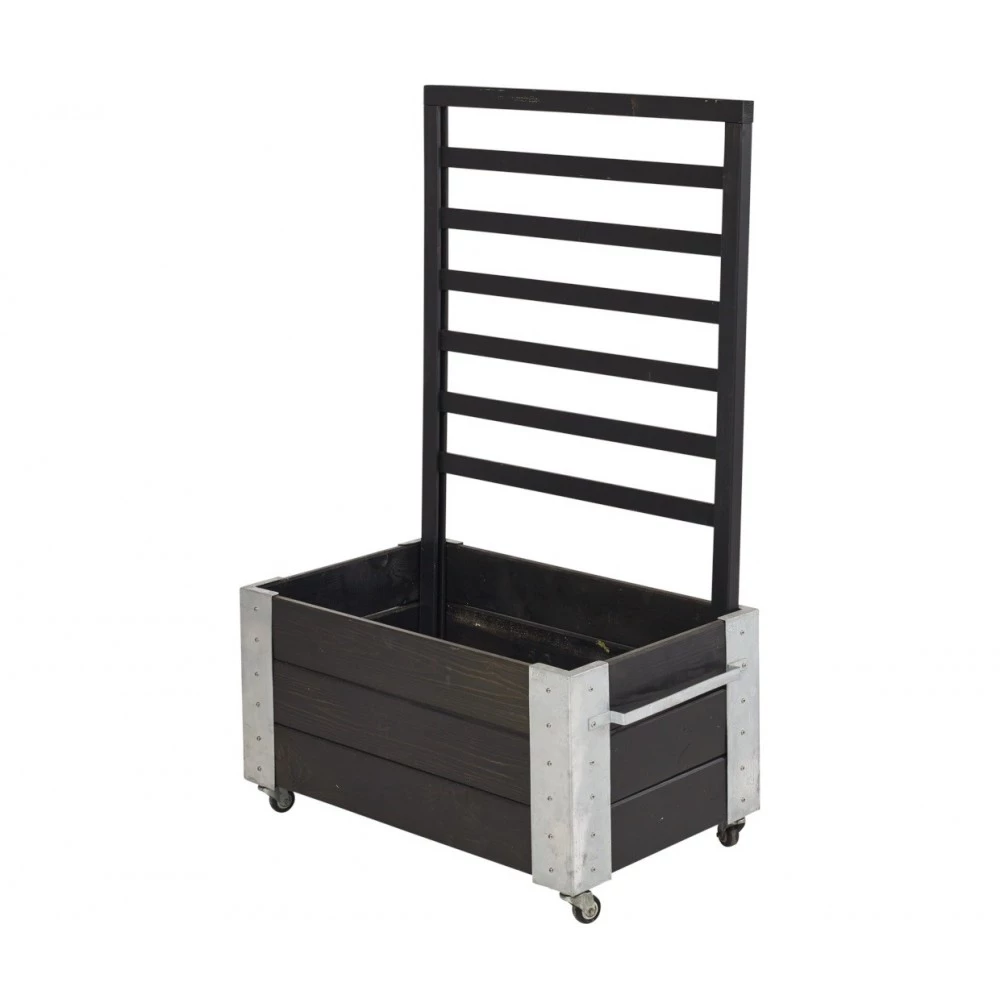 Plus A/S Plus Cubic Blomsterrumdeler 87x50x130cm M/hjul Sort 18239-15 4 Plus A/S Plus Cubic Blomsterrumdeler 87x50x130cm M/hjul Sort 18239-15 - Billede 2