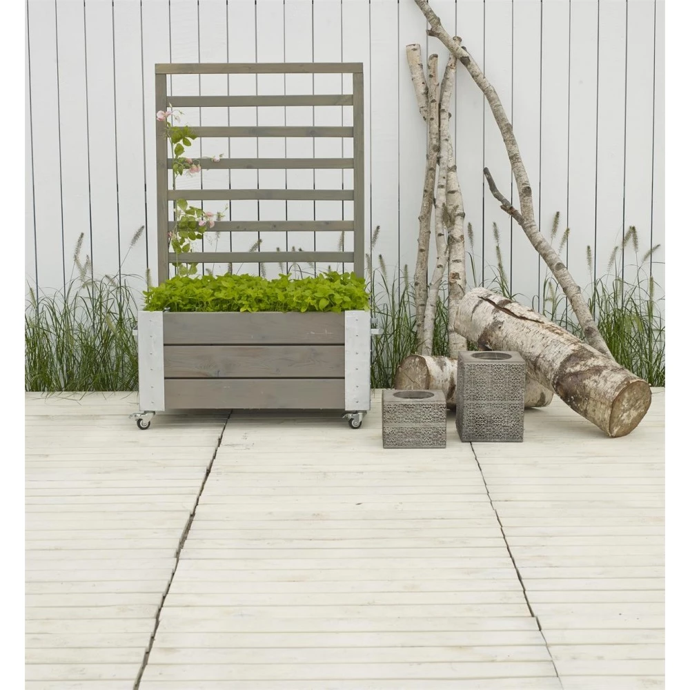 Plus A/S Plus Cubic Blomsterrumdeler 87x50x130cm M/hjul Gråbrun 18239-18 3 Plus A/S Plus Cubic Blomsterrumdeler 87x50x130cm M/hjul Gråbrun 18239-18