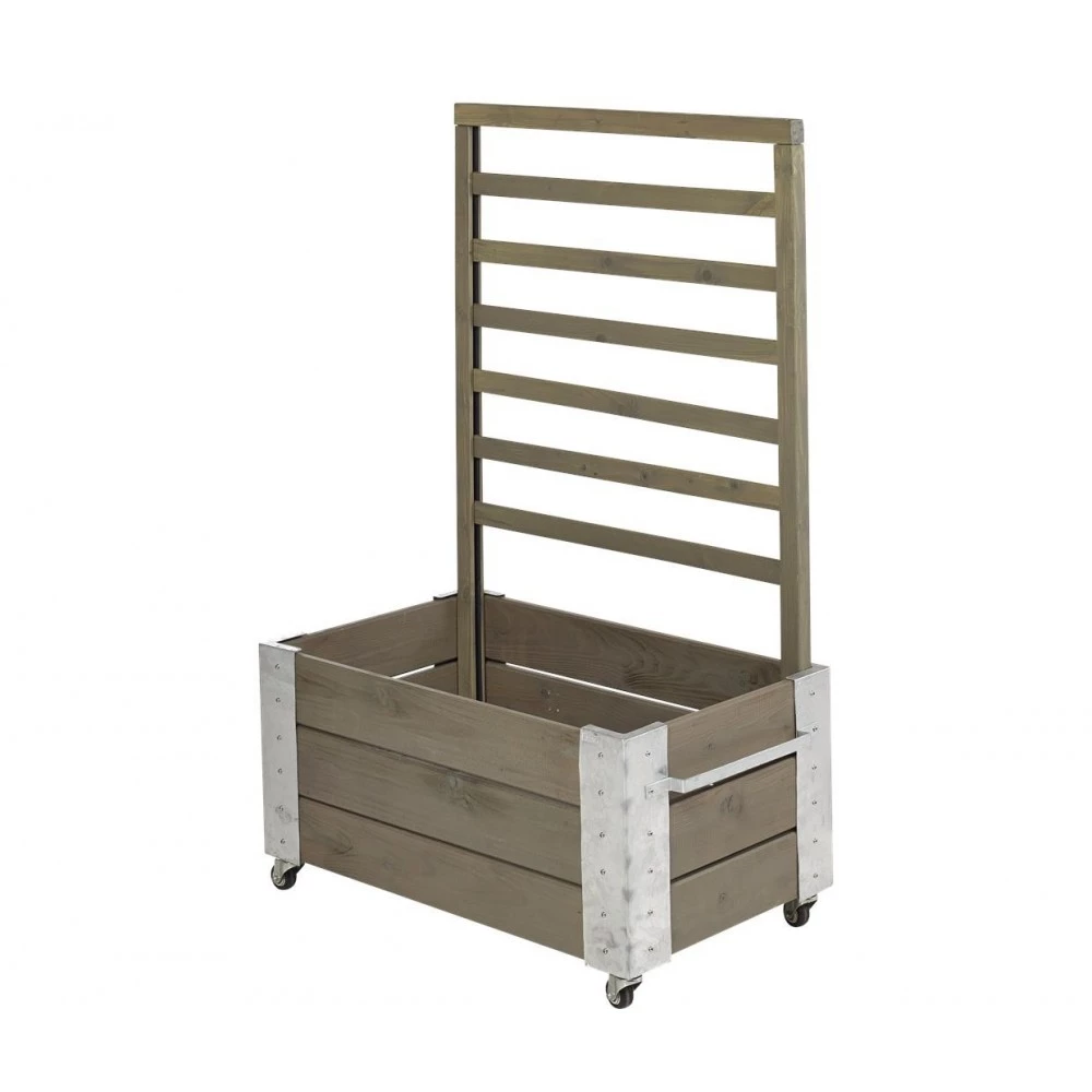 Plus A/S Plus Cubic Blomsterrumdeler 87x50x130cm M/hjul Gråbrun 18239-18 4 Plus A/S Plus Cubic Blomsterrumdeler 87x50x130cm M/hjul Gråbrun 18239-18 - Billede 2