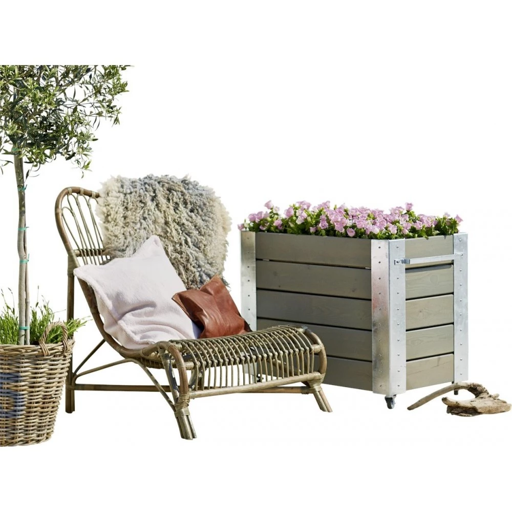 Plus A/S Plus Cubic Blomsterkasse 87x50x70cm M/hjul Gråbrun 18244-18 5 Plus A/S Plus Cubic Blomsterkasse 87x50x70cm M/hjul Gråbrun 18244-18 - Billede 3