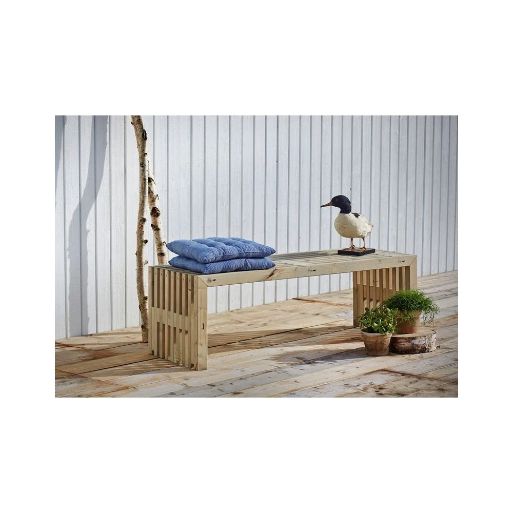 Plus A/S Plus Rustik Trallebænk Design - 19535-12 Drivtømmerfarve 5 Plus A/S Plus Rustik Trallebænk Design - 19535-12 Drivtømmerfarve - Billede 3