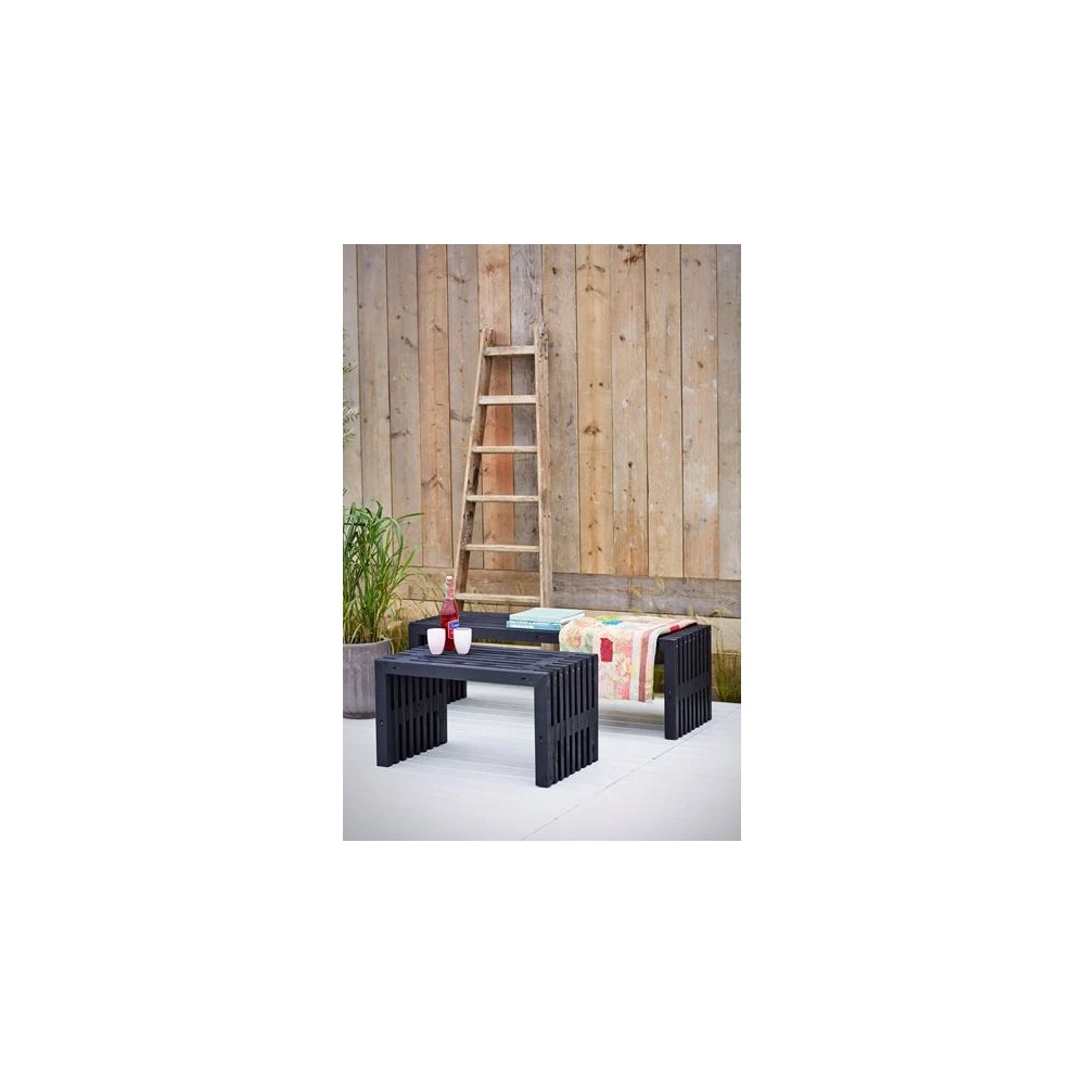 Plus A/S Plus Rustik Trallebænk Design - 19535-15 Sort 4 Plus A/S Plus Rustik Trallebænk Design - 19535-15 Sort - Billede 2