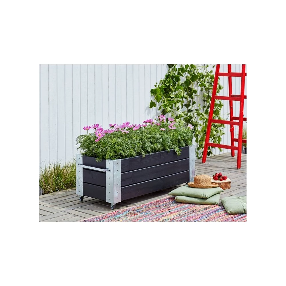 Plus A/S Plus Cubic Blomsterkasse - 18261-15 Sort 5 Plus A/S Plus Cubic Blomsterkasse - 18261-15 Sort - Billede 3