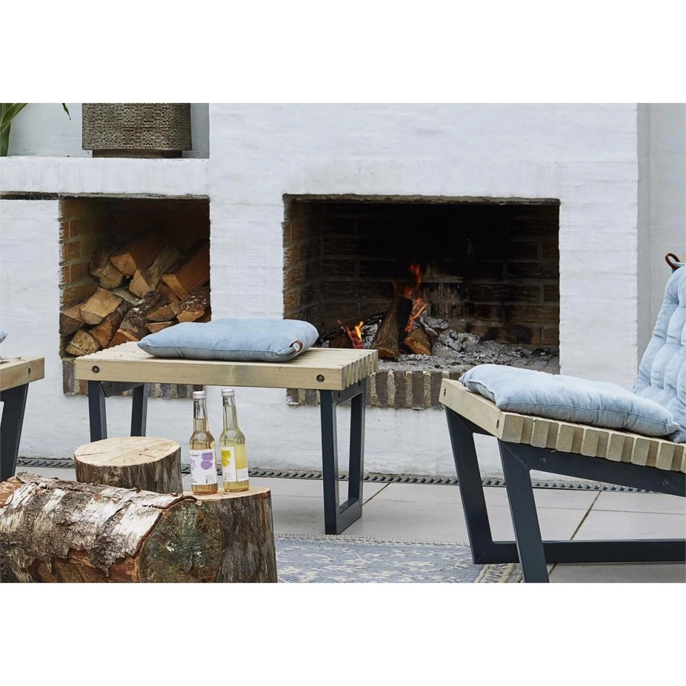 Plus A/S Plus Siesta Tralle Skammel/bord 80cm Drivtømmerfarve 19616-12 3 Plus A/S Plus Siesta Tralle Skammel/bord 80cm Drivtømmerfarve 19616-12