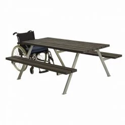 Plus A/S Plus Basic Bord/Bænkesæt M/2 Påbygninger - 260 Cm - Teak - 185813-17