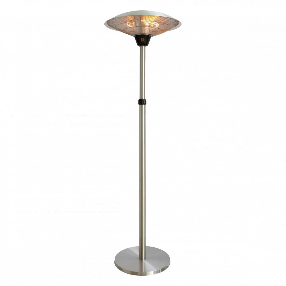 HORTUS Terrassevarmer Gulvmodel Med Teleskop 900/1200/2100 W, HA, Sølv 3 HORTUS Terrassevarmer Gulvmodel Med Teleskop 900/1200/2100 W, HA, Sølv