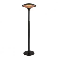 Hortus Terrassevarmer Gulvmodel 900/1200/2100 W Teleskop Ha Sort